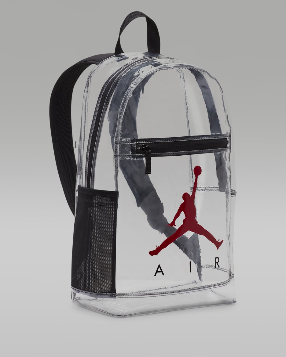 Mochila escolar transparente 17 L Jordan